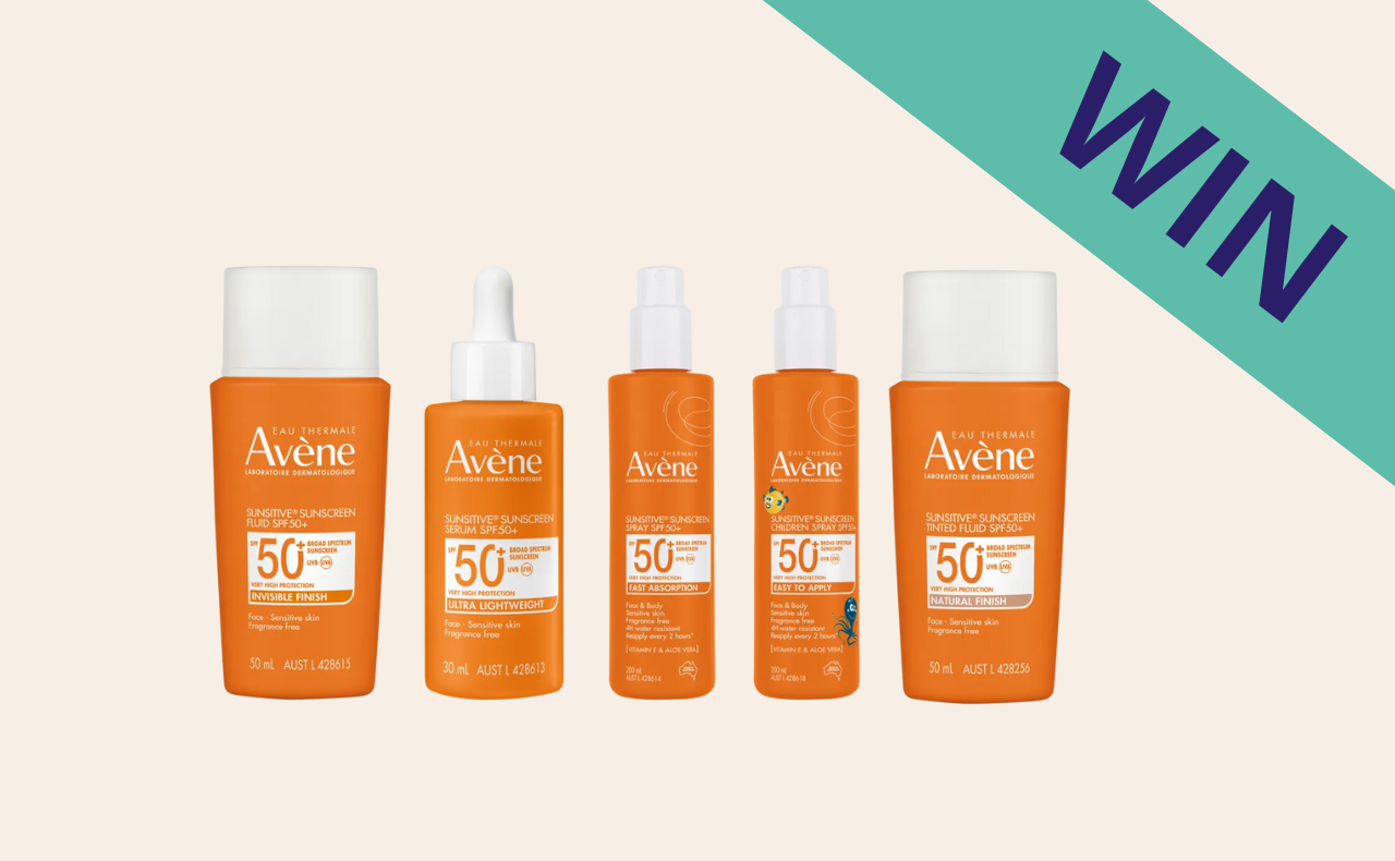 WIN 1 Avene SUNSITIVE Prize Pack (valued at $247.94)!