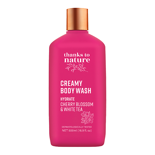 Thanks to Nature Creamy Body Wash – Hydrate Cherry Blossom and White Tea