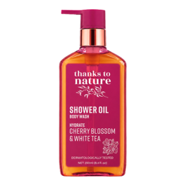 Shower Oil Body Wash Hydrate Cherry Blossom & White Tea