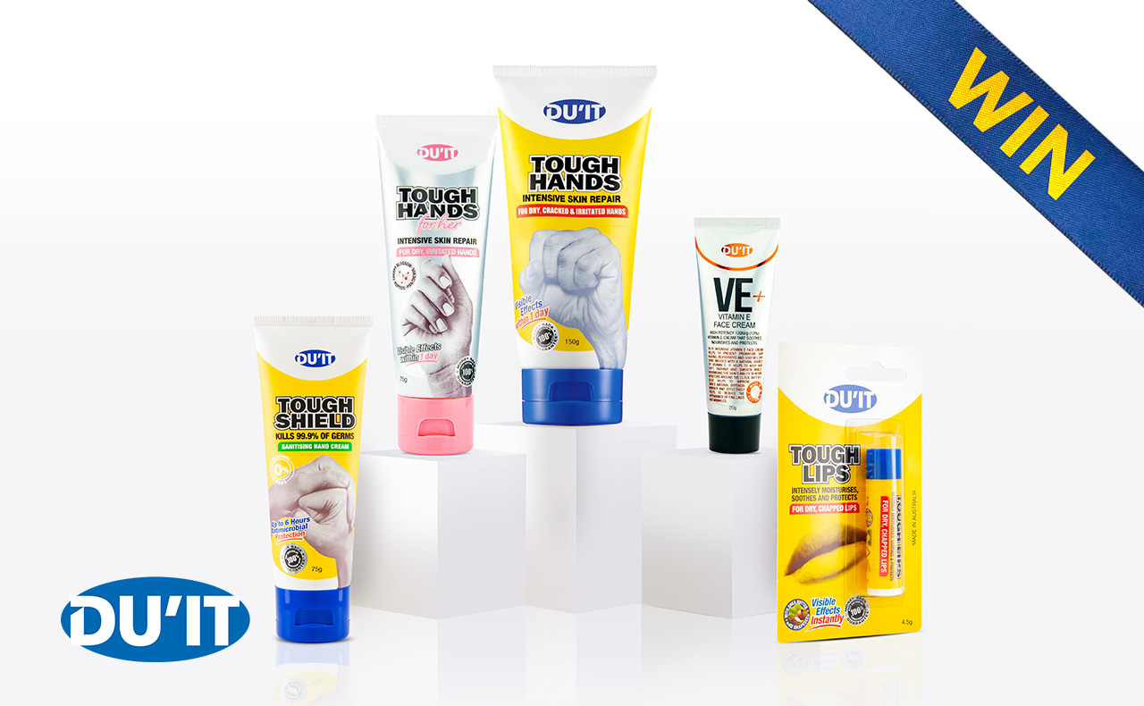 WIN 1 of 3 DU’IT Gift Packs (valued at $150)!